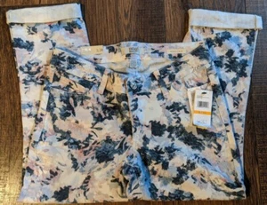 NWT Vintage America Womens Boho Crop Jeans Size 2/26 Unique Print New Cute 🥰 - Picture 1 of 12
