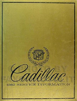 Manuale Di Riparazione Cadillac 1982 82 Deville Eldorado Seville Fleetwood - Immagine 1 di 2