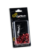 LighTech Schraubenset Verkleidung für Yamaha R6 (17-20) rot