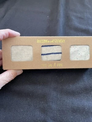 Носки из органического хлопка Wilson and Frenchy темно-синие/дижонские/синие глубина упаковка 3 шт. - 0-3 мес - Изображение 1 из 4