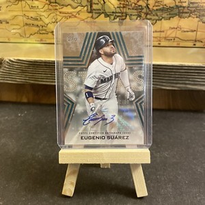 2023 Topps Series 2 Eugenio Suarez Baseball Stars Auto Gold 50 MARINERS