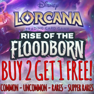 Lorcana: Rise Of The Floodborn - Single Cards - NON FOIL - Picture 1 of 192