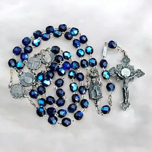 Ghirelli Rosario Aurora Boreale Cristallo Perla Made Italy Fatima Portogallo Santuario - Foto 1 di 18