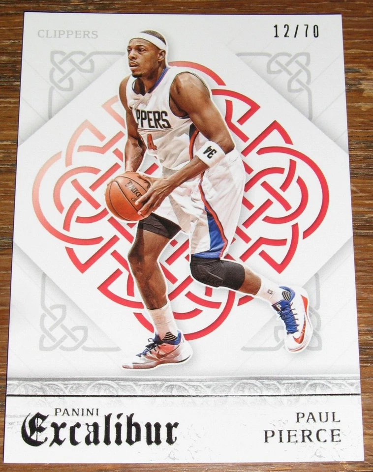 2015-16 Panini Excalibur Silver Paul Pierce #/70 - Image 1 of 1