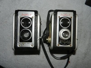 Vintage Pair Kodak Duraflex II Cameras 1 Kodet lens 1 Kodar lens - Picture 1 of 11