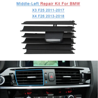 Kit de reparación de rejilla de ventilación central salpicadero delantero izquierdo bmw x3 f25 2011-2017 Foto 1 de 4