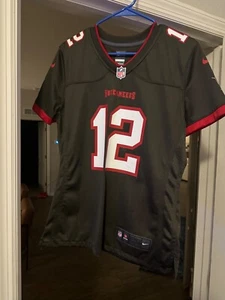 Tom Brady Bucs Women’s M Nike On Field Jersey Pewter used - Picture 1 of 2