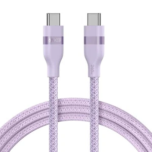 Anker USB C Cable 240W Fast Charging 6ft Upcycled-Braided for iPhone 15/MacBook - Picture 1 of 31