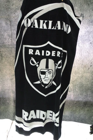 Oakland Raiders beach/bath towel, 30"x60" Cover