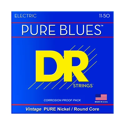 Cuerdas para guitarra eléctrica DR Strings PHR-11 Pure Blues Heavy 11-50 Foto 1 de 3