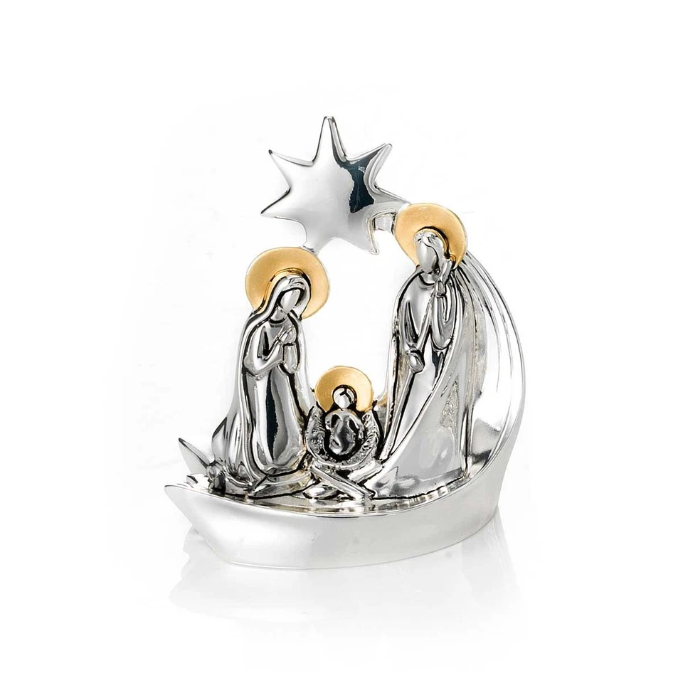 SCULTURA IN ARGENTO 925 PRESEPE ACCA ARGENTERIE N.14 SF (0276) - Immagine 1 di 1