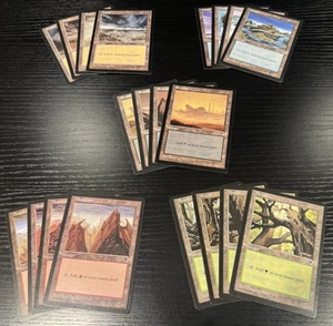 MTG Tempest Basic Land set, 20 cards - all art included! - Picture 1 of 1