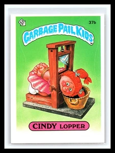 💥 1985 Topps Garbage Pail Kids Cindy Lopper #37b Matte OS1 Series 1 GPK - Picture 1 of 2