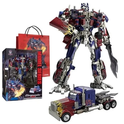 Transformers Optimus Prime Robot 30CM Figurine Collection Jouet Alliage Métal - Photo 1/4