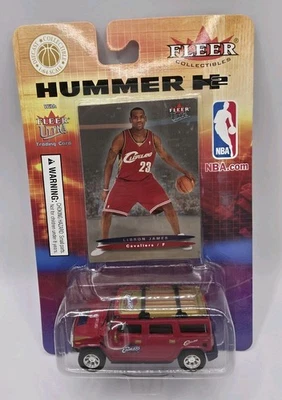 Fleer Ultra LEBRON JAMES Rookie Card with Hummer H2 New 03 - 2004 Mint 🏀 Sealed - Image 1 of 4