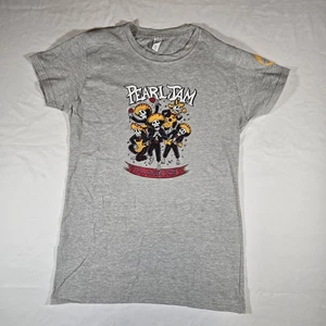 Pearl Jam Ten Club 2015 Gray Halloween Shirt Size LARGE L Ladies Women - Picture 1 of 7