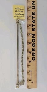 Ferramenta gancio 7-3/8" OTTONE BELL PULL adatta per progetto punto croce largo 6,75" #1A - Foto 1 di 2