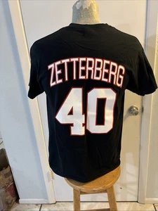 New Detroit Red Wings NHL Henrik Zetterberg #40 Shirt Adult 2X Black - Picture 1 of 2