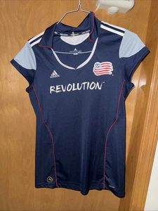 ADIDAS New England Revolution Soccer ⚽️ Womens L Jersey (B79) - Picture 1 of 8