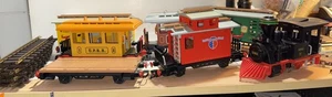 Vintage Playmobil Western Theme Train Set 3958 with Metal Tracks No Box - Picture 1 of 18