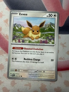 Eevee Common SV: Prismatic Evolutions 074/131 NM English Pokemon Card - Picture 1 of 2