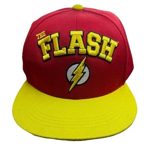The Flash Cap Mütze rot Herren verstellbar Druckknopflasche bestickt sechs Flaggen - Bild 1 von 2