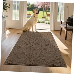 -Door-Mat-Non-Slip-Entryway-Rug 36”x60” Absorbent Welcome Mats Washable Dirt - Picture 1 of 8