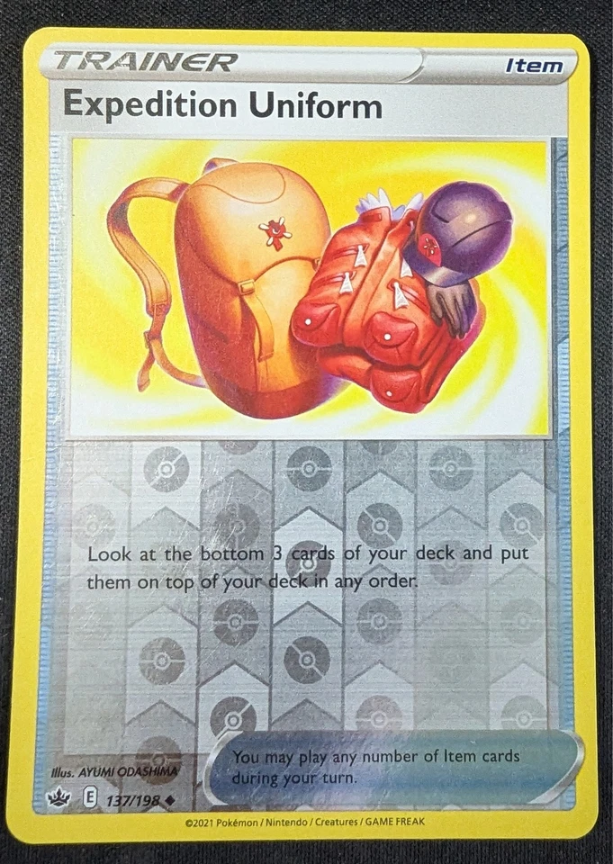 Expedition Uniform 137/198 Swsh06: Sword & Shield - Chilling Reign Reverse Holo - Image 1 of 2