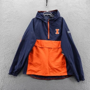 Chaqueta Anorak Colosseum Illinois Fighting Illini Azul Naranja Hombres Grande NUEVA - Imagen 1 de 15