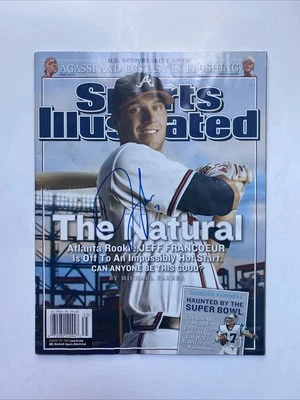 JEFF FRANCOEUR Autographed Signed Sports Illustrated Atlanta Braves Baseball MLB - Image 1 of 4