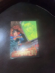 1996 DC Comics Maximum Firepower Chase Insert Card #2 Superman Batman Oracle - Bild 1 von 2