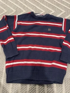 Tommy Hilfiger Pullover mit Zopfmuster gestreift Herren Größe L - Bild 1 von 3