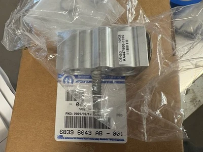 A/C Expansion Valve Mopar 68396043AA Genuine 68396043AB OEM Denso - Image 1 of 2