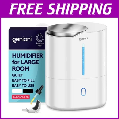 Bedroom Humidifier with Aromatherapy - Auto Shut-off - Image 1 of 4