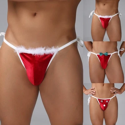 Herren Verstellbarer Tanga G String Unterwäsche Dessous Träger Polyestermischung - Bild 1 von 4