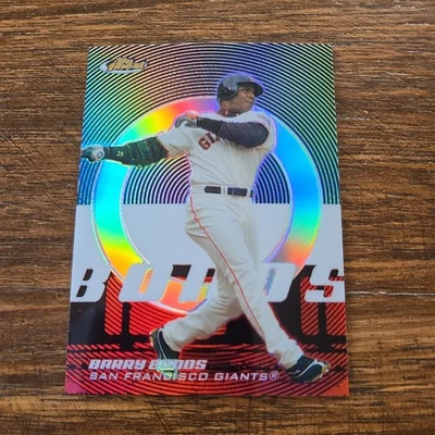 2005 Finest Refractors #100 Barry Bonds #105/399 Giants  - Image 1 of 2