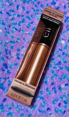 e.l.f. Lash It Loud Mascara in shade Black Noir Volume/Definition 0.23 fl oz NEW - Image 1 of 4