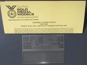 Modelli medaglia d'oro seconda guerra mondiale set dettagli raccordi portaerei - Foto 1 di 1