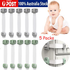 5PCS Baby Proofing Cabinet Child Safety Drawer Cupboard Kids Proof Strap Locks