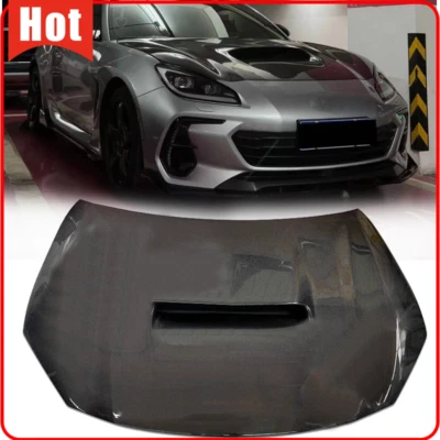 Cubierta de motor capó delantero de fibra de carbono para 2022+ SUbaru BRZ/GR86 Foto 1 de 4