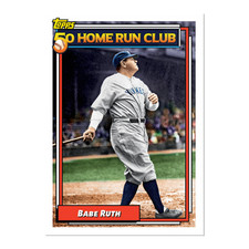 2020 Topps #150 Babe Ruth Throwback Thursday TBT #25 1994-95 Basketball PS