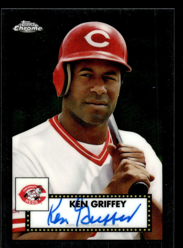 Ken Griffey 2021 Topps Chrome Platinum Anniversary #PA-KGS Autographs - Image 1 of 2