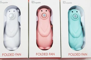 Mini Rechargeable Handheld Fan Portable Mini Personal Fan Folded Hand Mini Fan - Picture 1 of 41