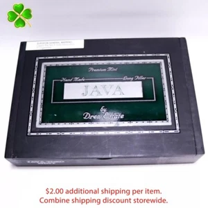 Java Toro neuwertig leere Holzzigarrenbox 10 Zoll x 7,25 Zoll x 2 Zoll - Bild 1 von 8