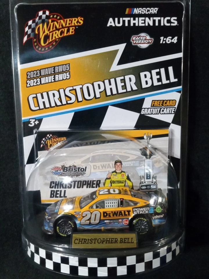 Christopher Bell #20 Camry BRISTOL Dirt ‘23 WAVE RW5 NASCAR WINNER'S CIRCLE🔥 - Image 1 of 4