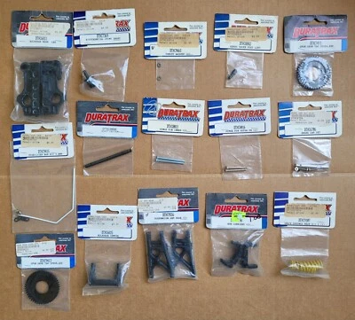 Duratrax ~ 15 Item Parts Lot ~ SFGP Street Force GP ~ Vintage Nitro RC NIP NOS - Image 1 of 4