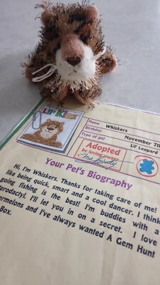 Ganz Webkinz LEOPARD! NO CODE!  PLUSH ONLY! Smoke Free Home!  - Image 1 of 4