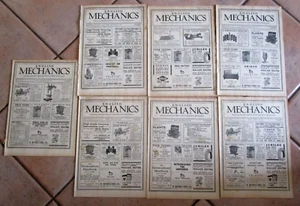 1933 english mechanics magazines X 8 - CONSECUTIVE MAGAZINES - GREAT HISTORY - Picture 1 of 3