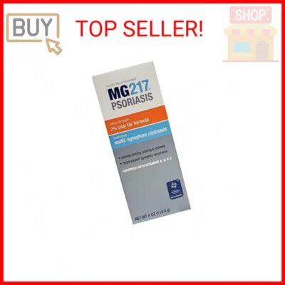MG217 Multi Symptom Relief 2% Coal Tar Medicated Psoriasis Ointment oz Jar, 4 Oz - Image 1 of 2