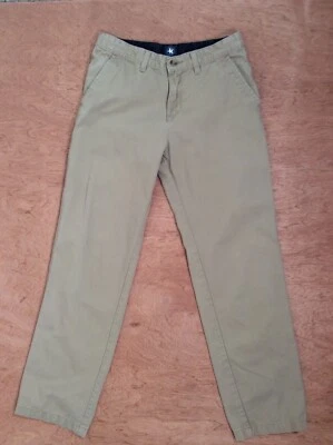 JK Boys Khaki Pants sz: 16R adjustable waist - zip fly - uniform pants COTTON - Image 1 of 4